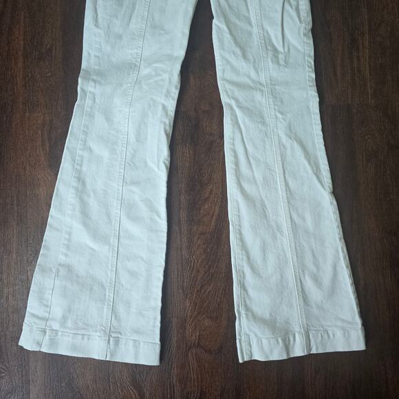 7 For All Mankind Ultra High Rise Dojo Jeans - White - Size 29 - Picture 6 of 10
